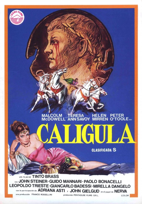 Caligula (1982) Italy art cover