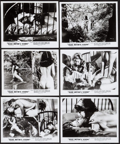 Vixen (1968) USA black white cover