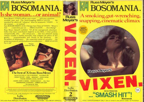 Vixen (1972) USA old cover