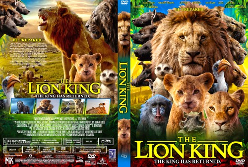 The Lion King (2022) USA dvd cover